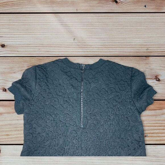 Zara Womens A-line Short Sleeve Sweater Dress - Picture 2 of 5